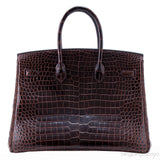Birkin 35 Havanne Shiny Croco