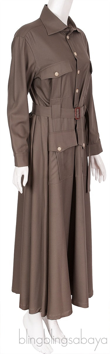 Felicity belted shirt dress