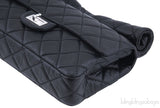 2.55 Runway Black Lambskin Clutch