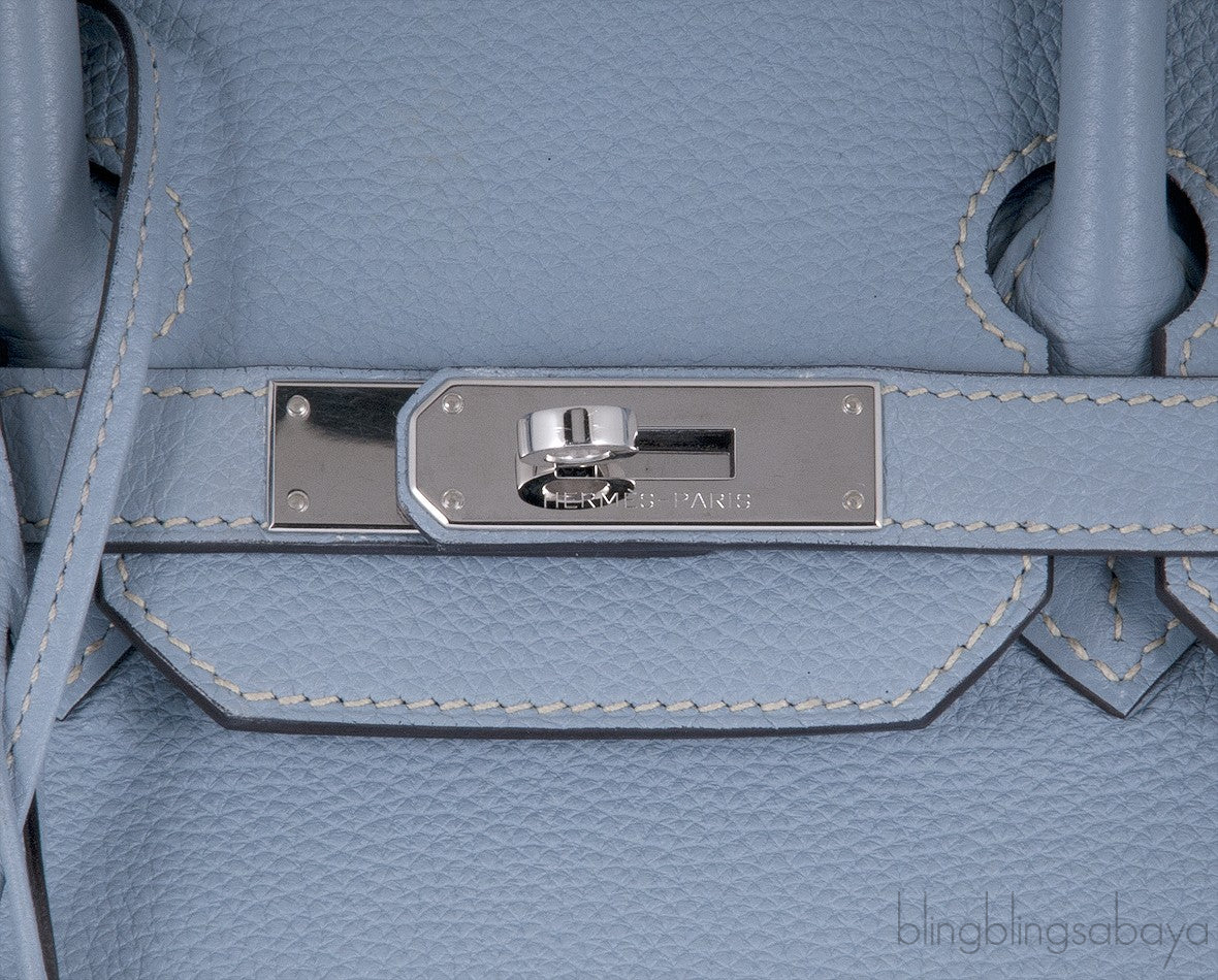 Birkin 35 Blue Lin Togo PHW