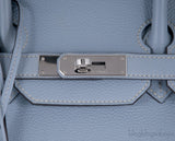 Birkin 35 Blue Lin Togo PHW