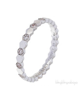 Bee My Love White Gold Diamond Ring