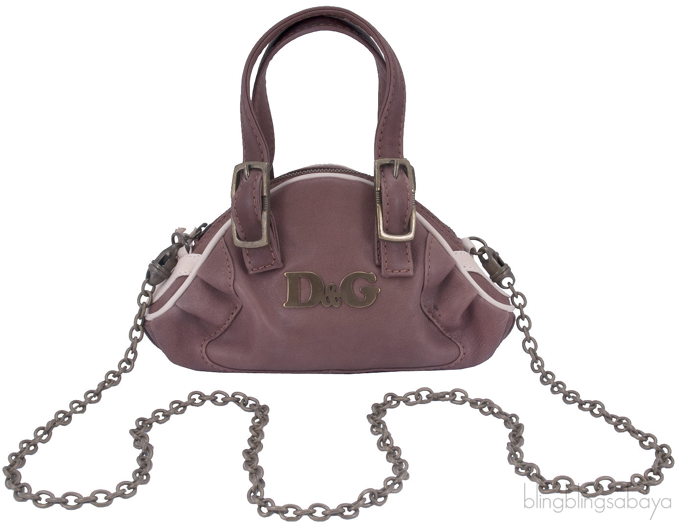 Brown Mini Top Handle Bag