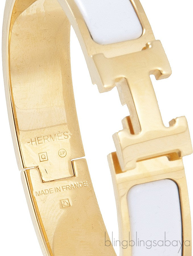 Clic Clac White H Bracelet PM