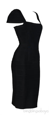 Herve Leger Black Bandage Dress