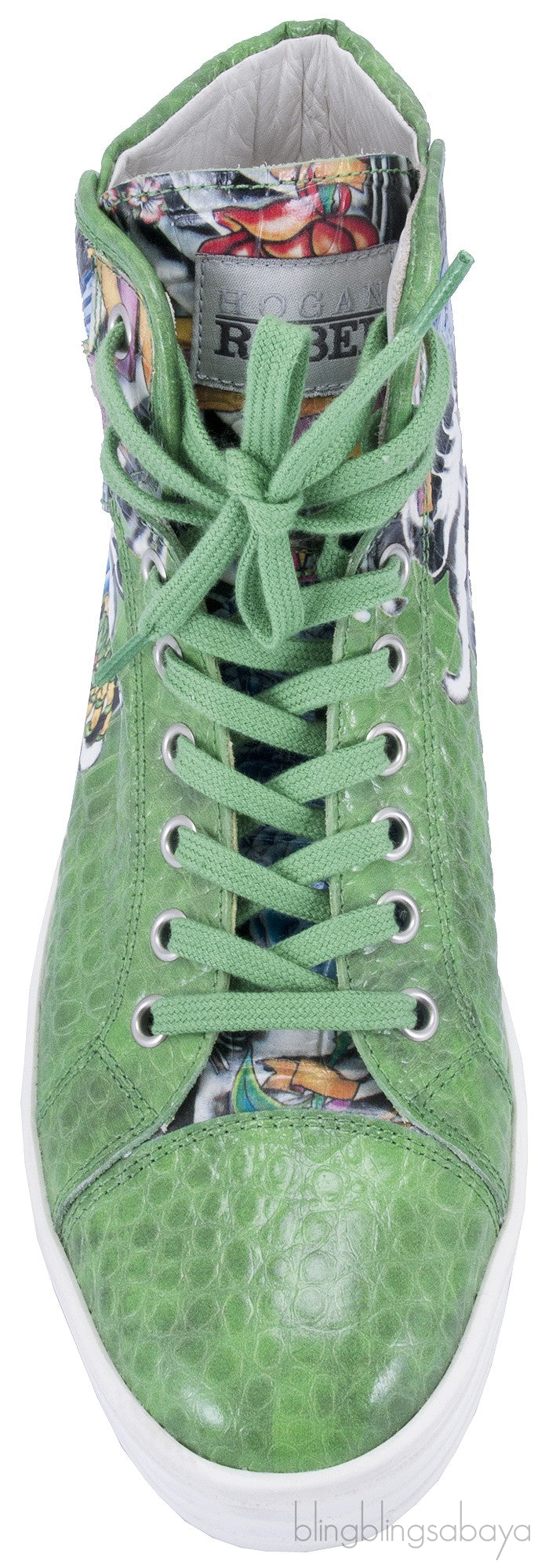 Mock Croc Tattoo Sneakers