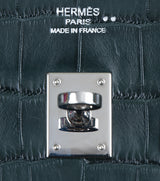 Hermes Birkin 25 Vert Cypress Matte Alligator PHW