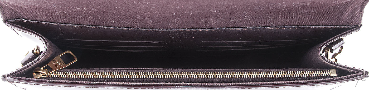Ana Vernis Monogram Chain Clutch