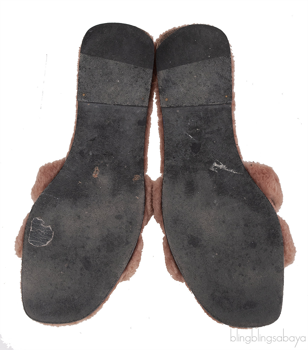 Hermes Oran Teddy Bear Brown Sandals