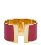 Rouge H Extra Wide Clic Clac Bracelet