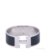 Clic Clac Black H Wide Bracelet