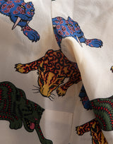 Stella McCartney Animal Print Long Sleeve Shirt
