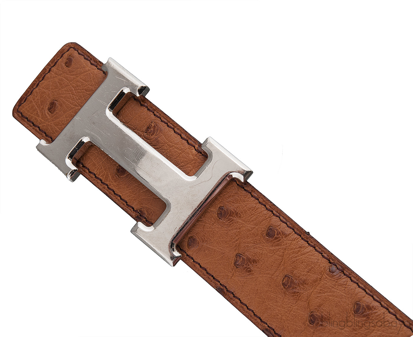 Ostrich Reversible 32mm Belt