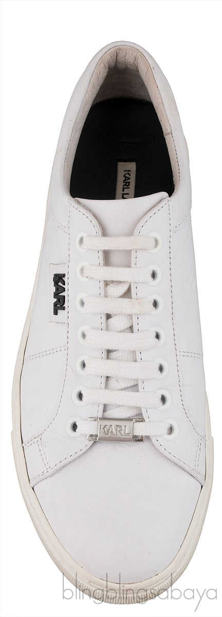 White Low Top Sneakers