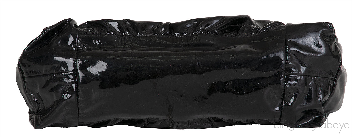 Hysteria Black Patent Leather Tote