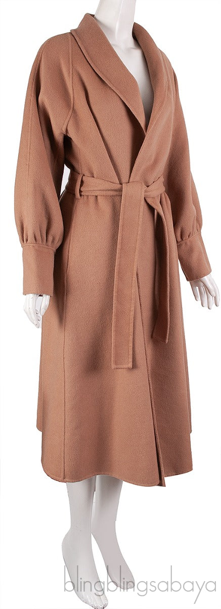 Brown Belted Trench Coat