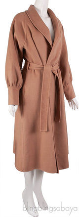 Brown Belted Trench Coat