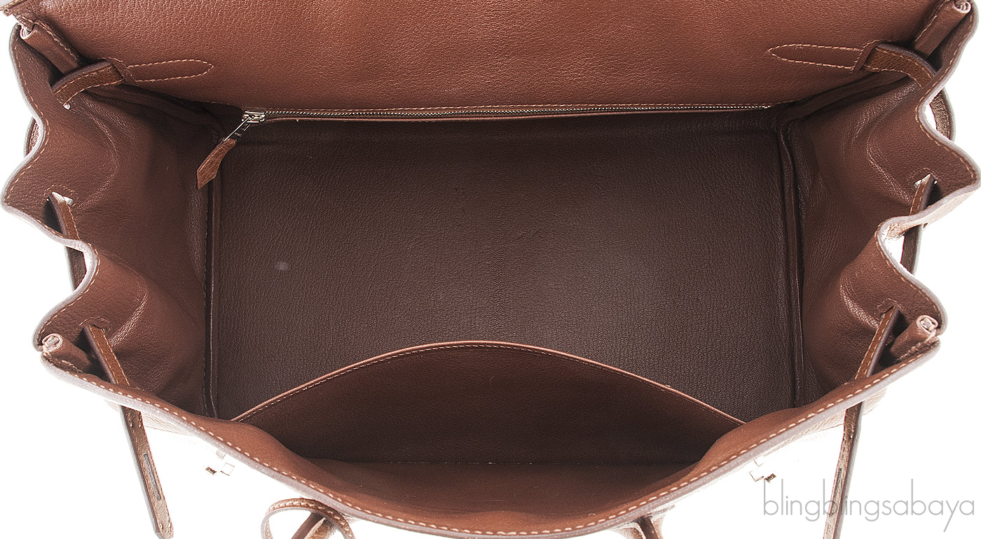 Birkin 35 Mosaic Canvas PHW