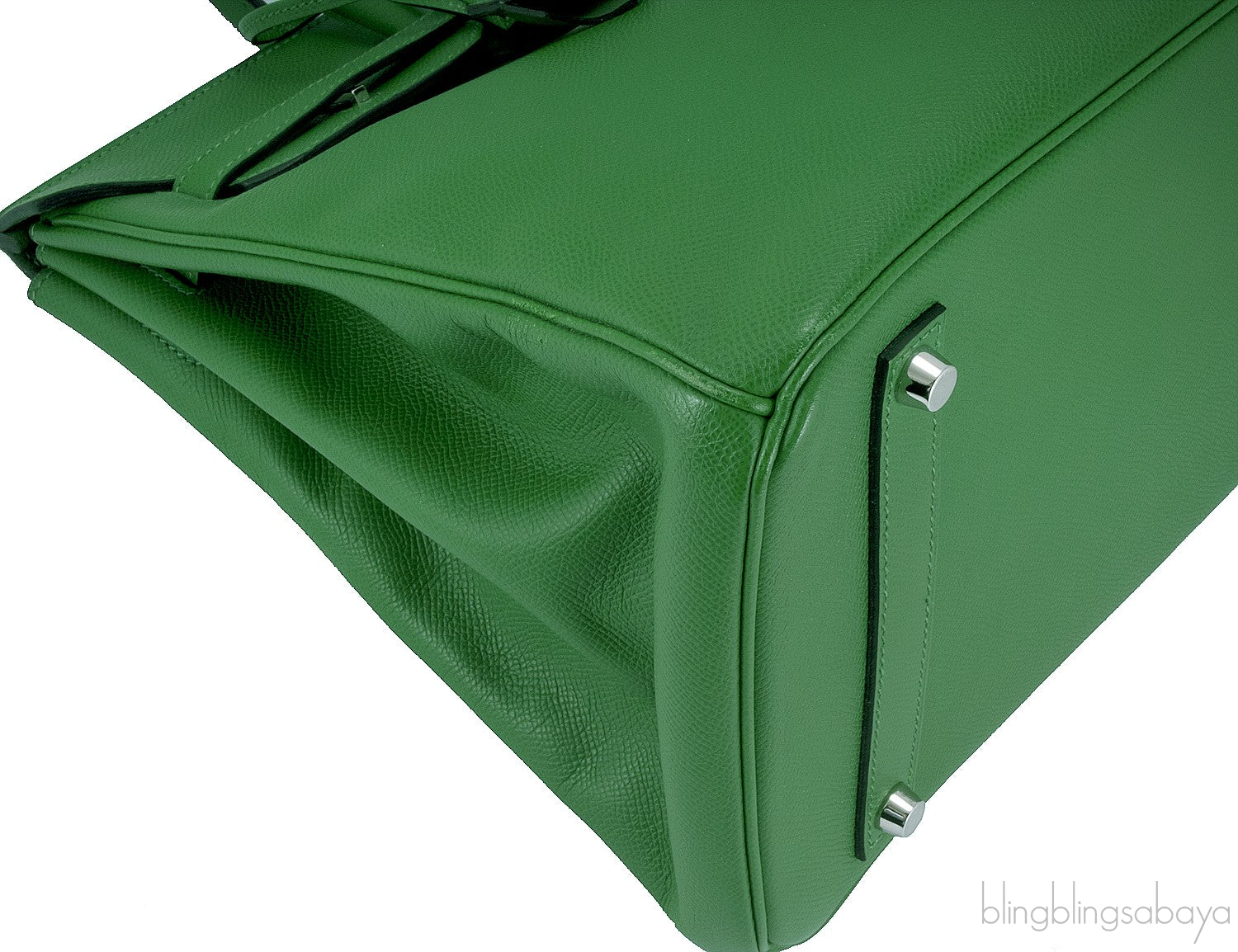 Birkin 35 Vert Bengale Epsom PHW