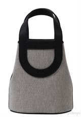 In-the-Loop 18 Ecru/Black Canvas & Black Swift Leather PHW