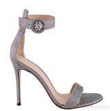 Gianvito Rossi Portifino Textured Lame Slingback