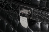 Black Crocodile Darcy Tote