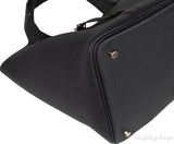 Picotin Lock 22 Black Taurillon Clemence GHW