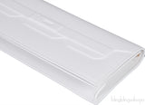 Shadow White Kelly Cut Pochette Swift