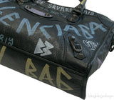 Graffiti Printed Agneau Classic City
