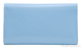 Sky Blue Patent Leather Clutch