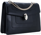 Serpenti Black Shoulder Bag