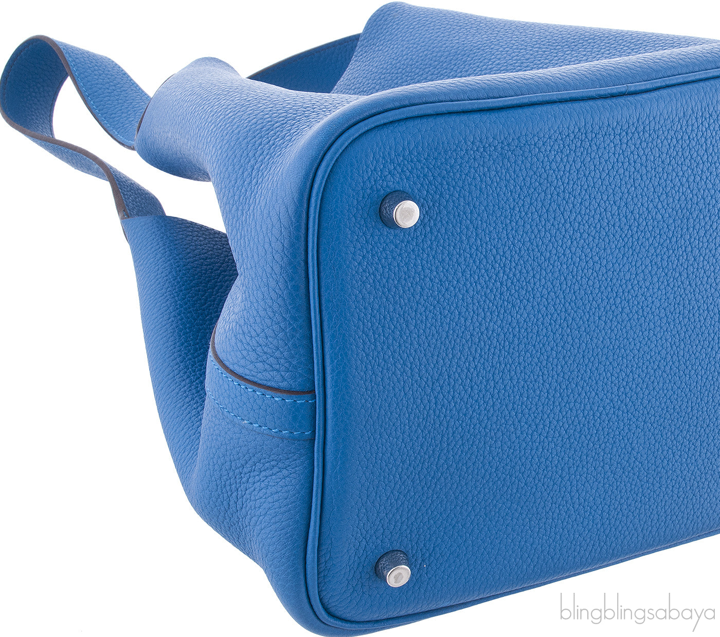 Blue Picotin Lock Togo PHW*