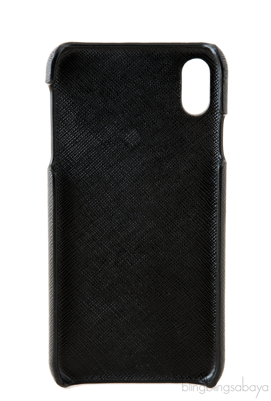 Black Saffiano iPhone XS Case