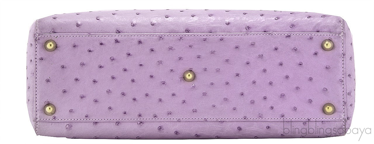 Lady Dior Parme Rose Ostrich L.Ed