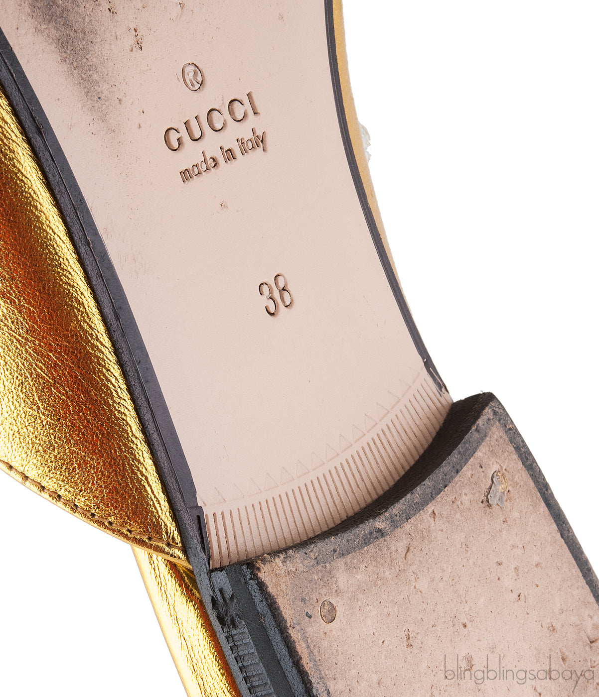 Princetown Jewelled Metallic Gold