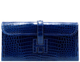 Jige Clutch Blue Niloticus