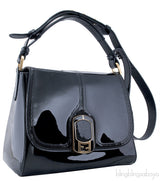 Anna Patent Shoulder Bag