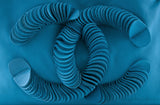 Disc Collection Turquoise Lambskin