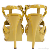 Yves Saint Laurent Patent Yellow Leather Tribute