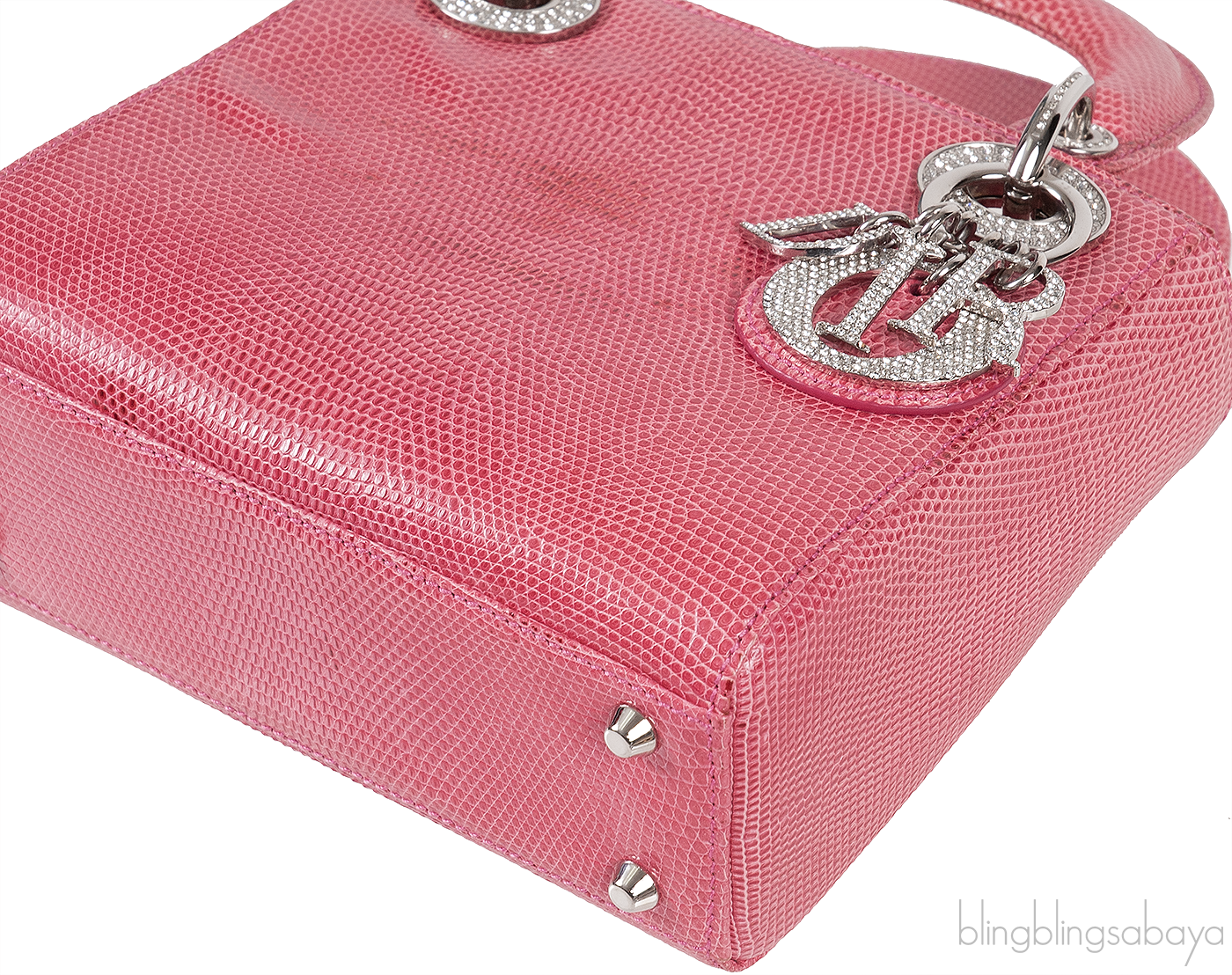 Pink Mini Lizard Lady Dior Shoulder bag