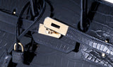 Birkin 35 Blue Marin Croco