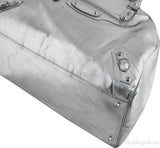 Silver Medium Bowling Bag