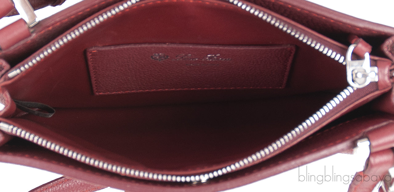 Burgundy Odessa Crossbody Bag