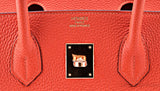 Birkin 35 Orange Taurillon Clem.