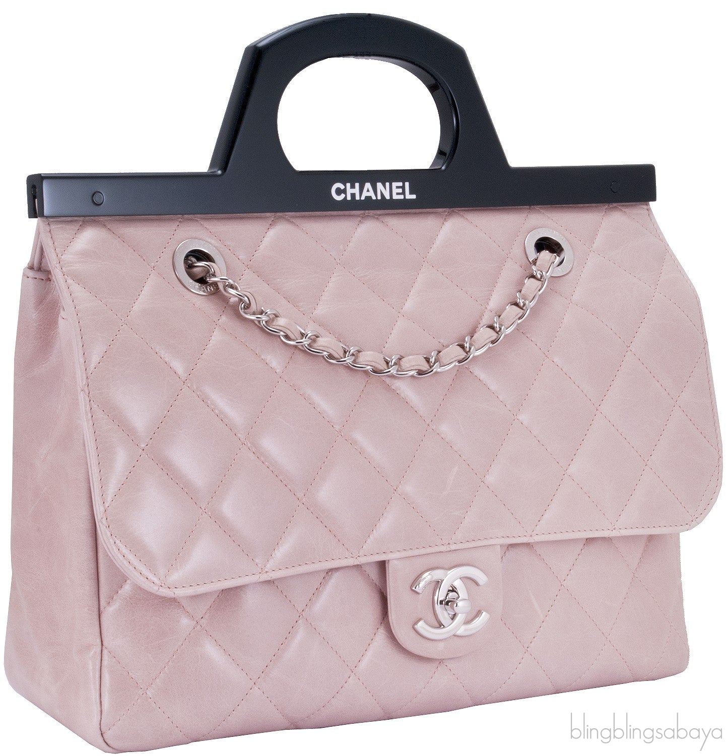 CC Pink Delivery Quilted Tote Bag