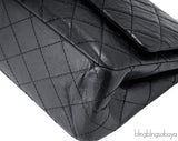 2.55 Reissue Black Distressed Leather