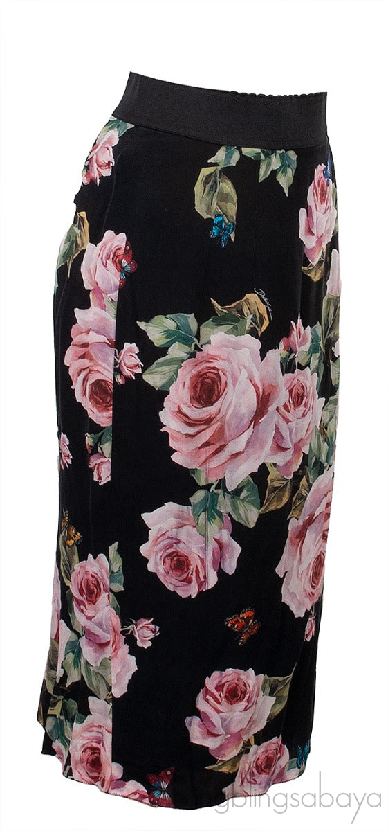 Floral Print Skirt