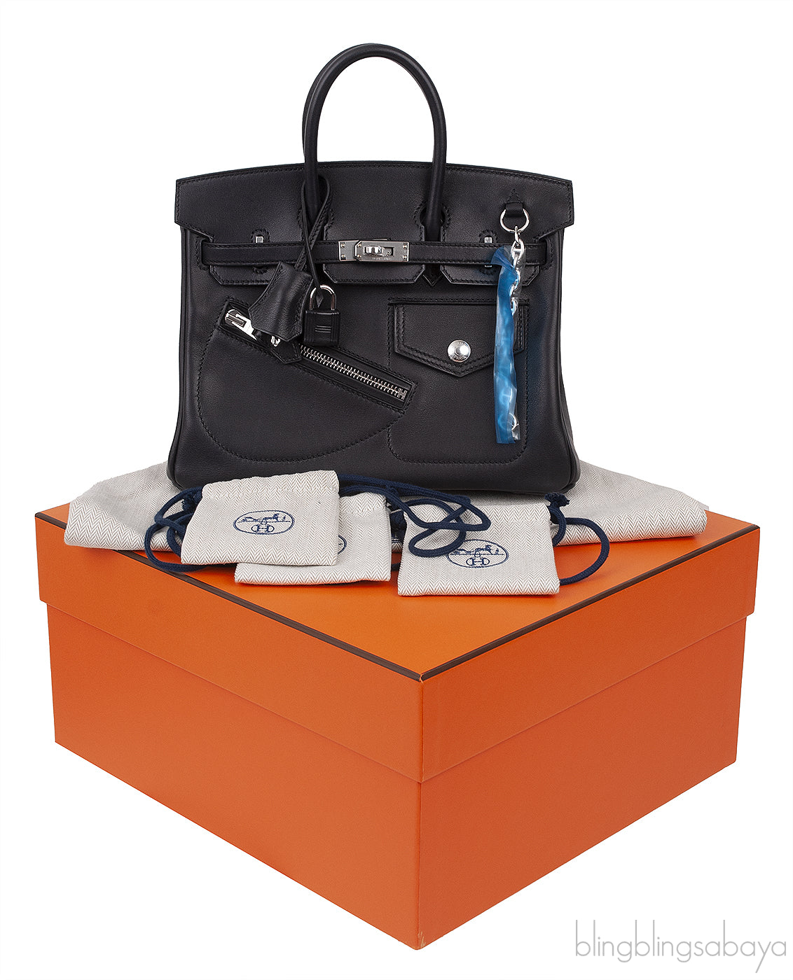 Birkin Rock 25 Black Volupto PHW Hermes Limited Edition