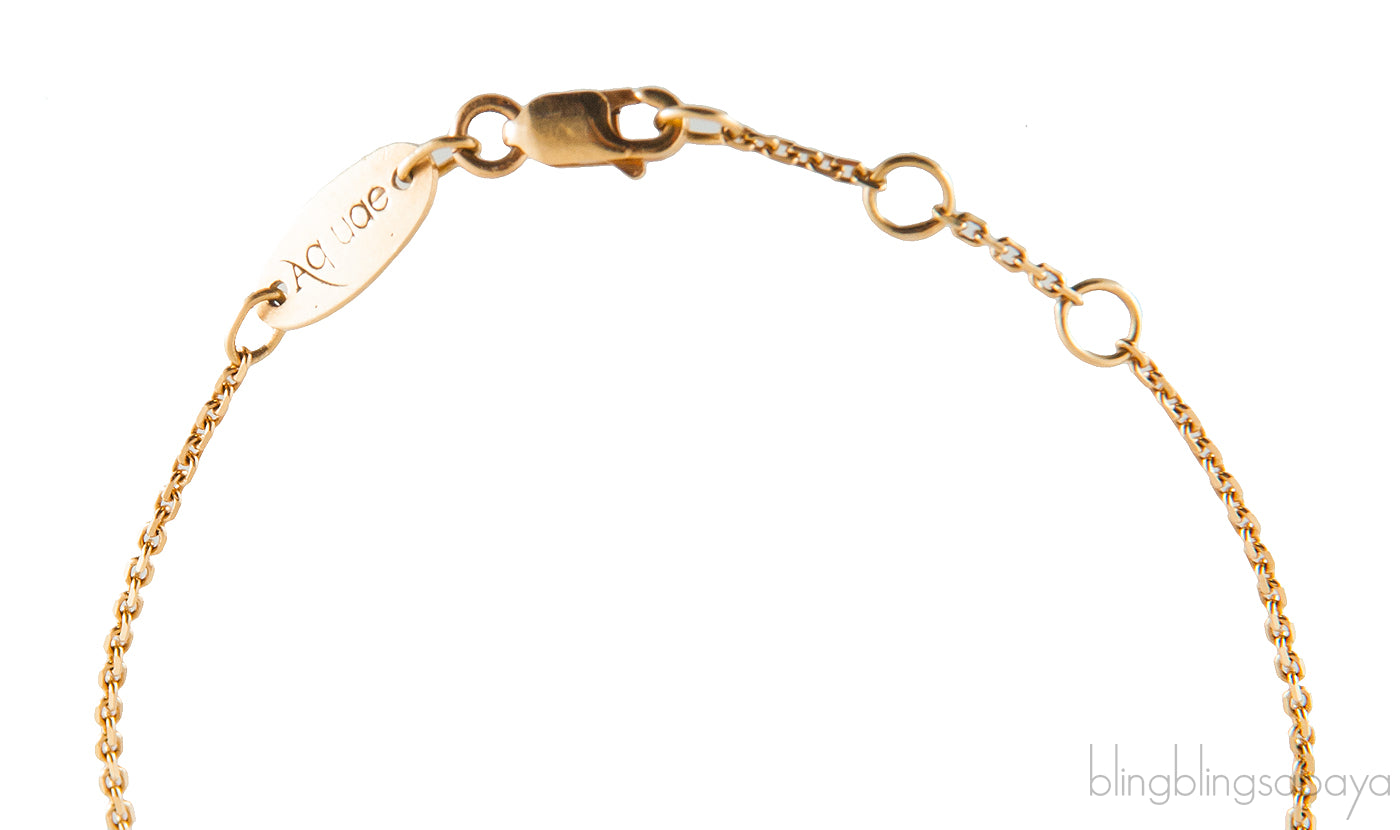 Gold Diamond Necklace & Bracelet