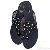 Ruby Black Lace Sandals